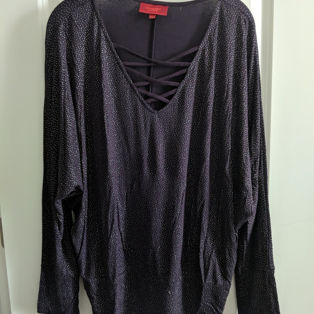 Glitter Purple Top